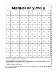 100 Chart Worksheets