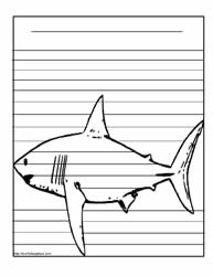 Shark Shape Book