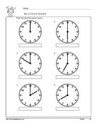Telling-Time-To-The-Hour-Worksheet-3