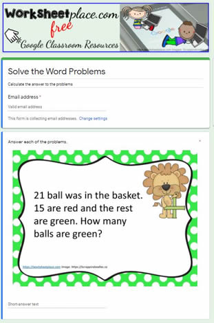 Addition Word Problems to 20-2