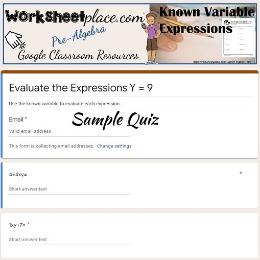 Evaluate the Expression Worksheet 13