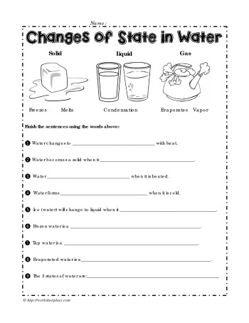 Changes of State in Water