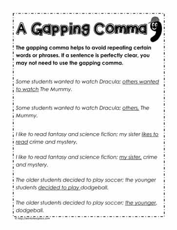 A Gapping Comma
