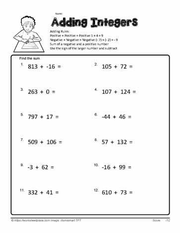 Adding Integers