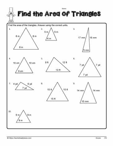 Area of Triangles