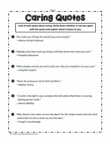 Quotes about Caring