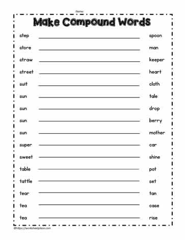 Print the Compound Words