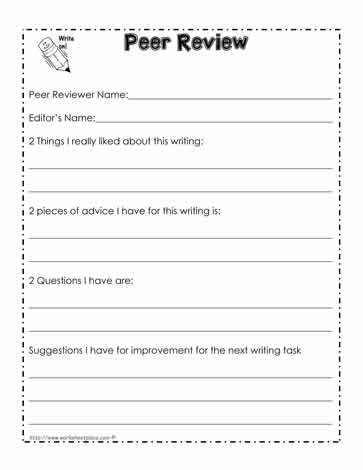 Expository Writing Peer Review