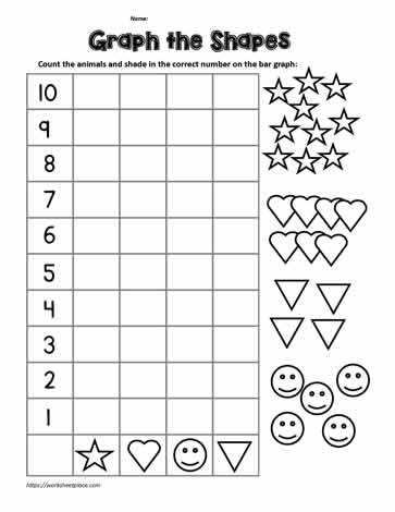 kindergarten graphing activity worksheets