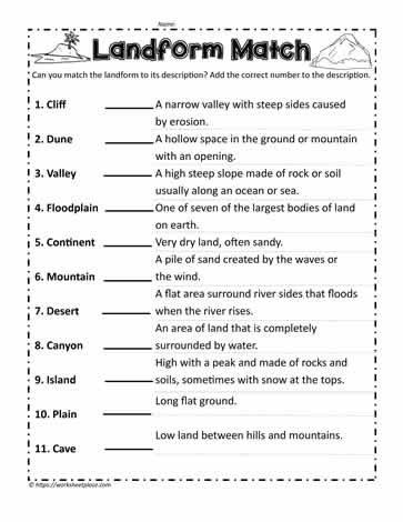 Landform Match