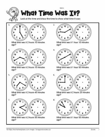 Past-time-5-minutes-worksheet-2