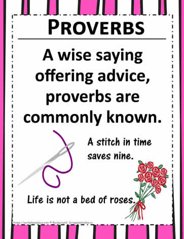 Poster: Proverbs
