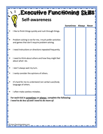Self-awareness Teaching Activity