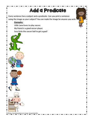 subjects and predicates worksheets