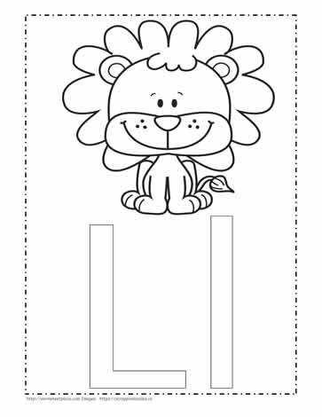 9300 Alphabet L Coloring Pages For Free