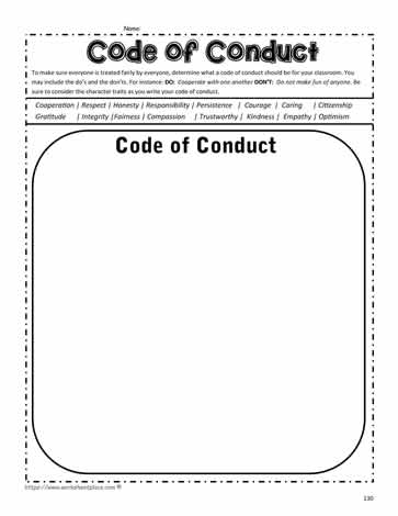Traits: Code of Conduct