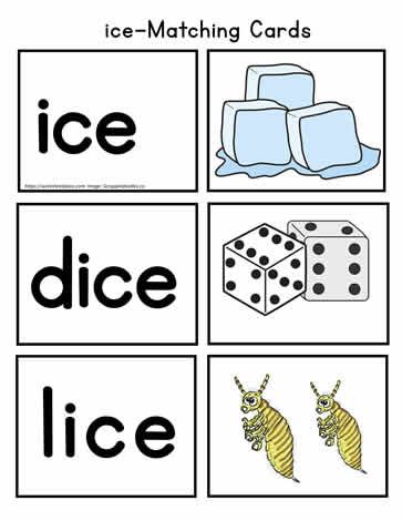 ice Matching Cards