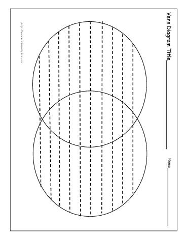 Venn Worksheet (with lines)