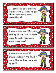 Addition task cards to 50