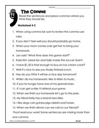 Comma-Worksheet-2
