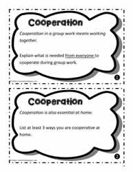 Cooperation Task Cards