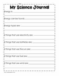 My Energy Journal