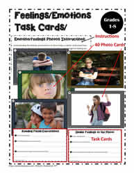 Feelings Photos Task Cards