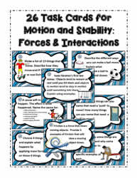 26 Motion and Stability Task Cards