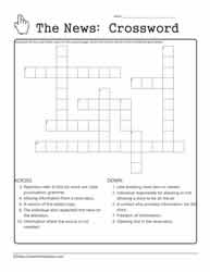 Journalism Crossword