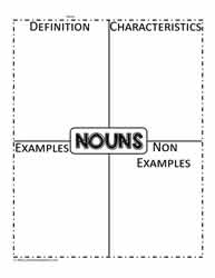 Frayer Model for Nouns