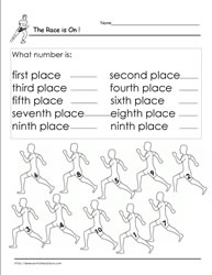 Ordinal Numbers Worksheet 7