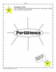 Persistence Graphic Organizer