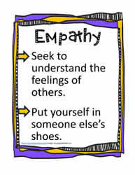 Poster and Definition for Empathy