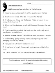 Punctuation Test 2