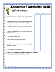 Self-awareness Teaching Activity