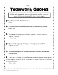 Quotes about Teamwork