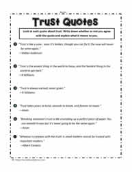 Trustworthy Quotes