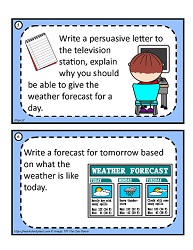 Weather Task Cards 5-6