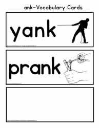 ank Vocabulary Cards