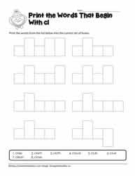 cl Blend Word Shapes