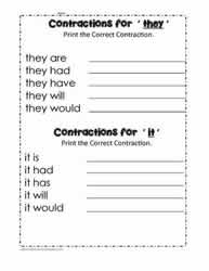 They and It Contractions Google Apps