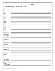 Cursive Writing Worksheets