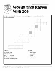 ice Crossword