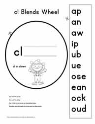 L Blends Interactive Wheel Activity